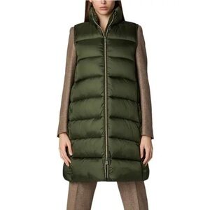 Save The Duck Puffer Vest in Green, Size 0/XS
